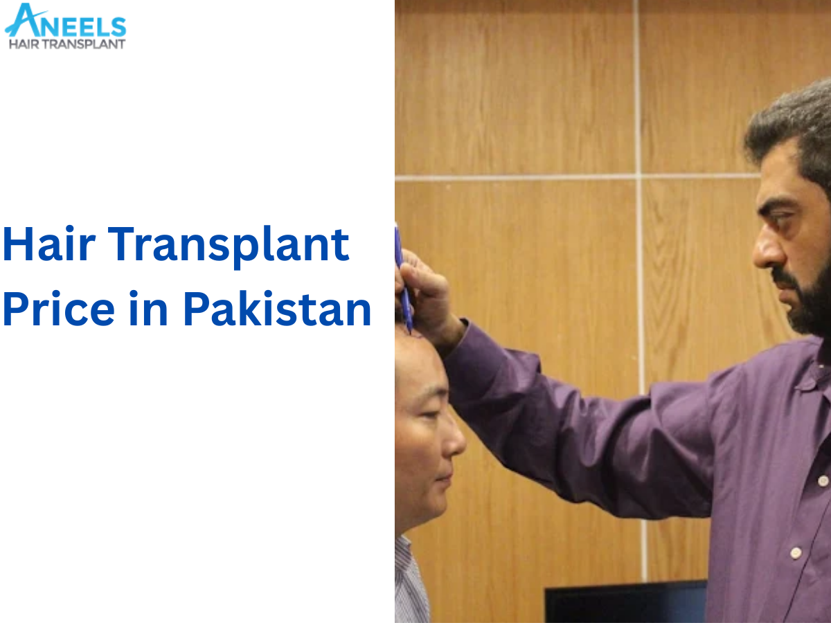 Dr aneel riaz batalvi doing hair line marking