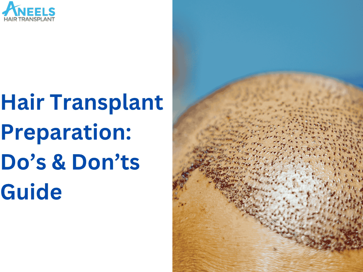 Hair Transplant Preparation